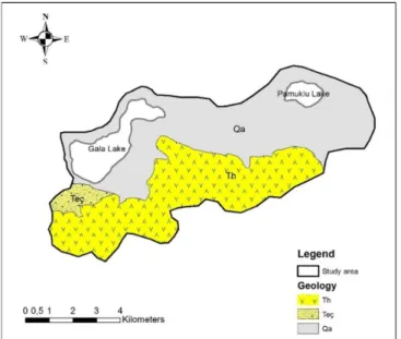 Figure 4. Geological Map of The Study Area [22] 