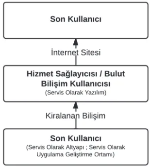 Şekil 1.2: Bulut Bilişim ve Kiralanan Bilişim İlişkisi 