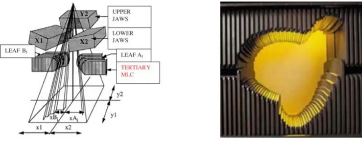 Figure 1.3: Leaf arrangement examples of MLCs [5,6]. 