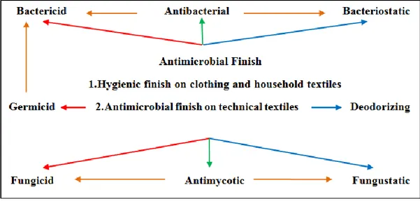 Figure 1.1 : Differentiation of Antimicrobial Activity [23]. 