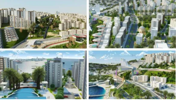 Figure 2.5 : Images of the new project for the above mentioned area [34].  2.2.6 Regaining Historical Assets 