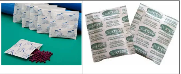 Figure 1.7: Ethylene sachets samples 
