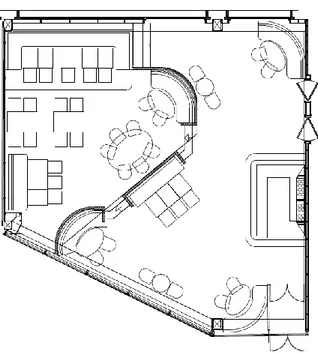 Şekil 6.1. Walk In Brasserie Tefriş Planı 