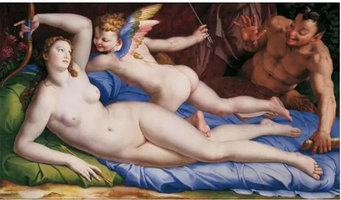 Tablo 9  Bronzino, ‘Venüs, Cupid ve Satyr’ 