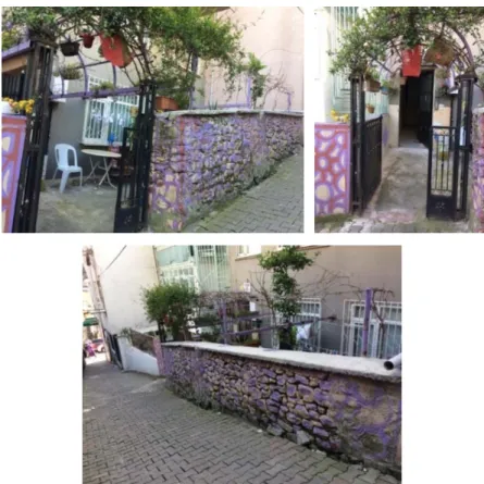 Şekil 3.6 : Aziz Efendi Apartmanı girişi (05.04.2019) 