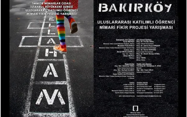 Şekil 1.7 2017 Tarihli Mahallem: Bakırköy Proje Yarışması ilan afişi 