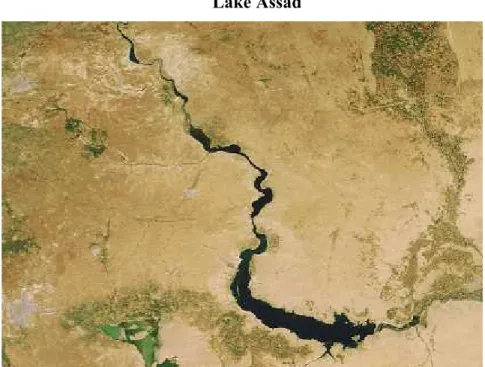 Figure 4.2.  Lake Assad 