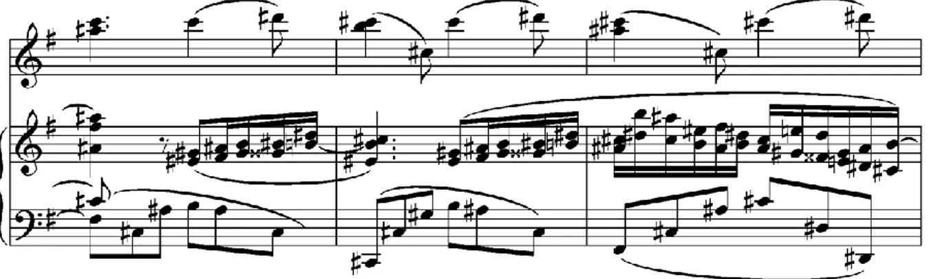 Şekil 38. Nocturne op.37 no.2, 120-123 