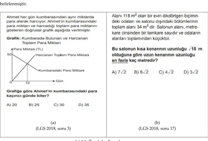 Tablo 4. Problem çözme süreçleri