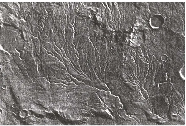 Şekil 4: Mars’ın Viking uydusu ile elde edilen yüzey görüntüsü 