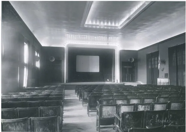 Figure 2. 12: Turhal Sugar Factory, Cinema Hall (TOBB ETU Architecture  Department Archive)
