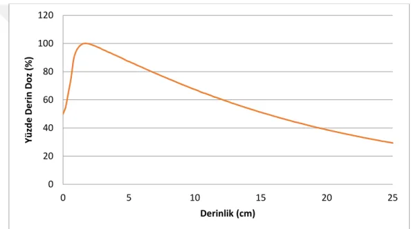 ġekil 2.4: 6 MV X ıĢını ve 10x10 cm 2