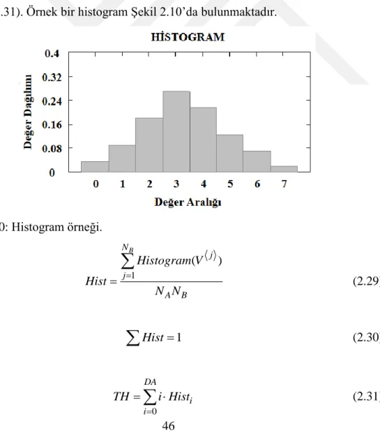 Şekil 2.10: Histogram örneği. 