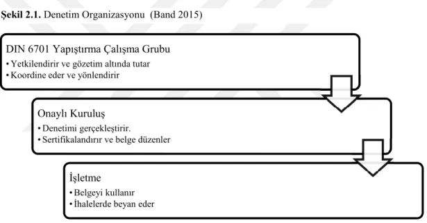 Şekil 2.1. Denetim Organizasyonu  (Band 2015)      