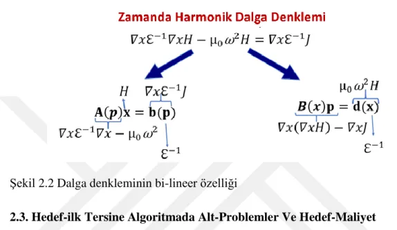 Şekil 2.2 Dalga denkleminin bi-lineer özelliği 