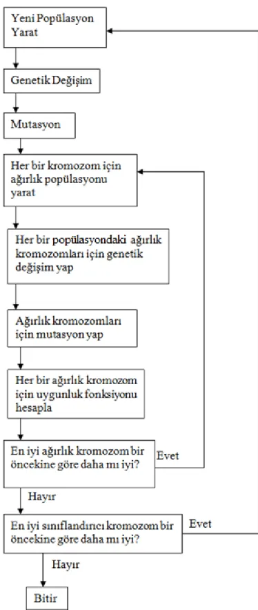 Şekil 3.1.1 – Programın çalışma aşamaları 