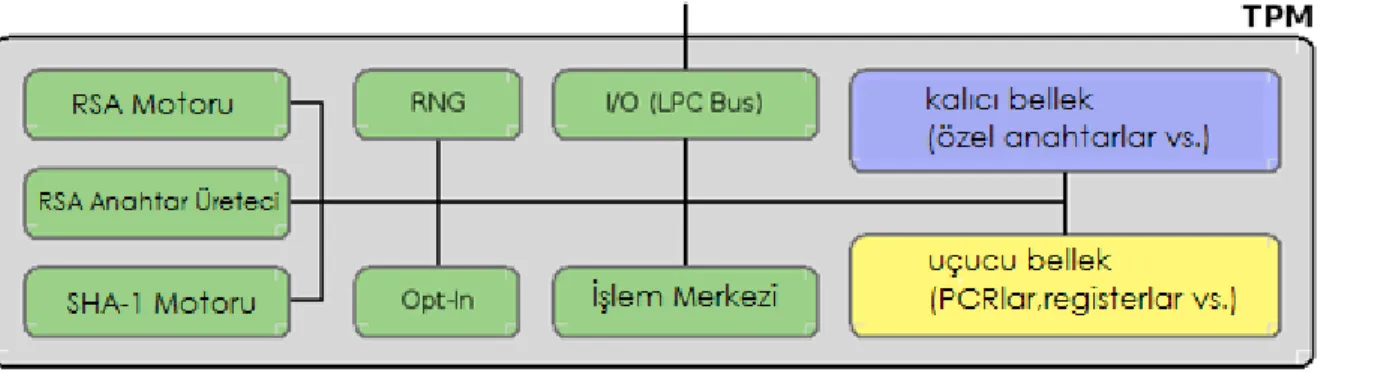 Şekil 2.2.1 TPM'nin iç yapısı 