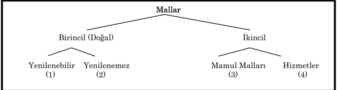 Şekil 2. Bir Ekonomideki Mal Kategorileri  Mallar           