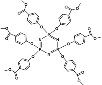 Şekil 16. 3. numune: 2,2,4,4,6,6-hexakis(Methyl 4-hydroxybenzoate)siklotrifosfaza-trienin   