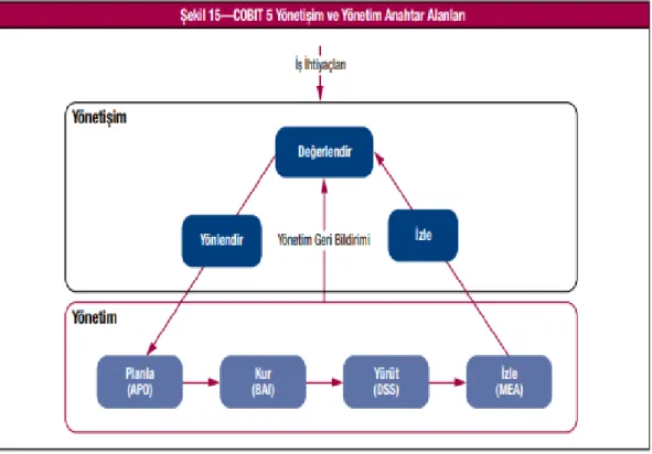 Şekil 8. COBIT Yönetişim Ve Yönetişim Etki Alanları 