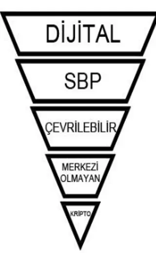 Şekil 2.1. Sanal para türleri (ECB, 2012) 