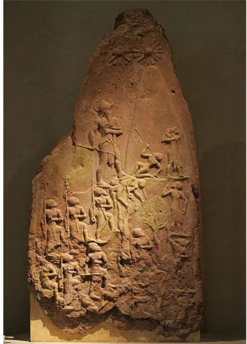 Şekil 2.2. Naram-Sin Zafer Steli, MÖ 2230, Louvre Müzesi, Fransa 