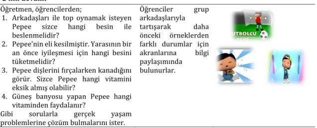 Tablo 3. İki Aşamalı BTKT’nin Puanlandırılmasında Kullanılan Kriterler  