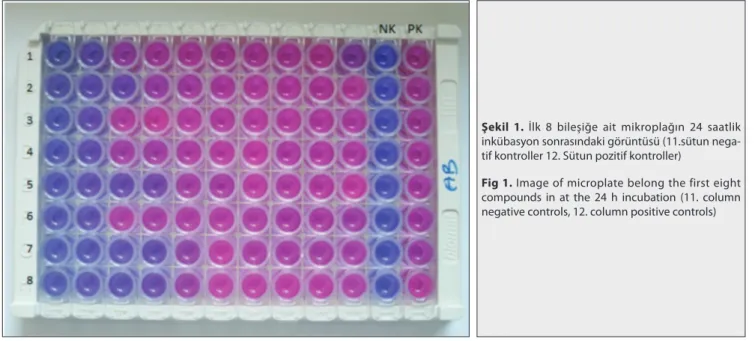 Table 2. MIC values of ten different hydrazone derivatives investigated  anti-leishmanial activity