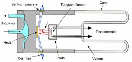 Şekil 1.20 X-ışını tüpü 