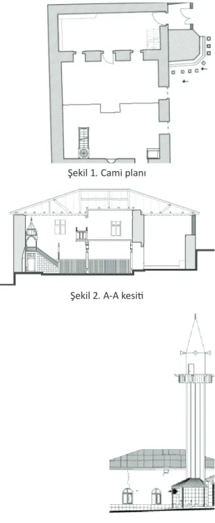 Şekil 1 . Cami planı