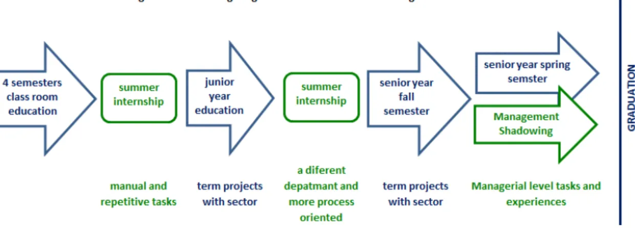 Fig. 1. Management Shadowing Program Model 