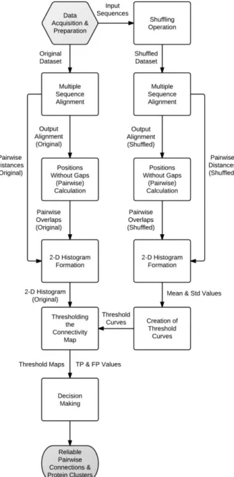 Figure 1. Flow diagram of the proposed method.  Unreliable  cases  such  as  this  one  should  be  eliminated  together  with  the  connectivities  with  elevated  pairwise  distances