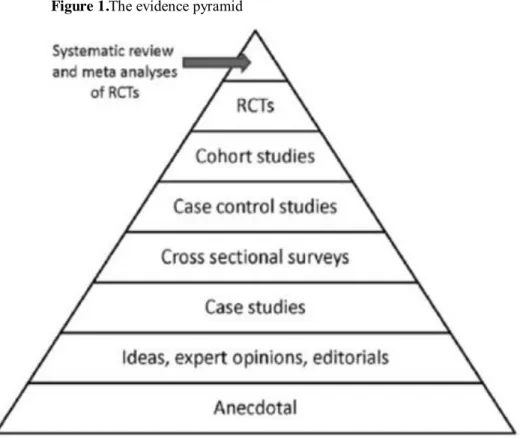 Figure 1.The evidence pyramid  