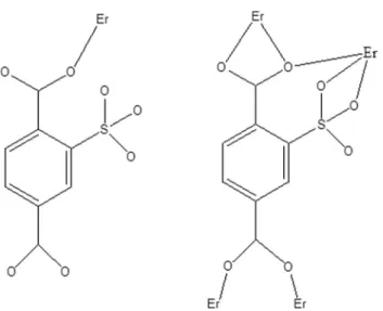 Fig. 1 View of the molecular structure of 1 and the coordination environment of Er III atom (Symmetry code: i = 1 - x, y, 3/2 - z)
