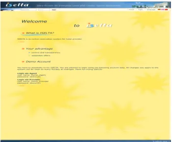 FIGURE 5. Iselta webpage.