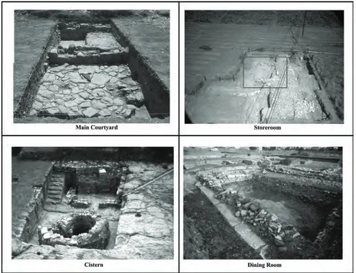 Fig. 11 Architectural remains of the building.