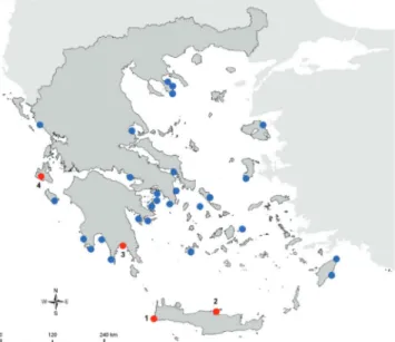 Fig.  1:  Asparagopsis  taxiformis  distribution  range  along  the 