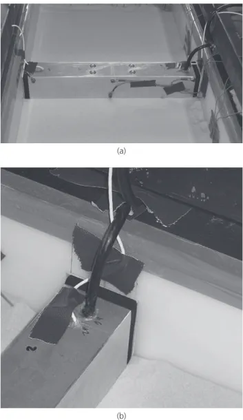 Fig. 4. Layout of extensometers placed inside the culvert model
