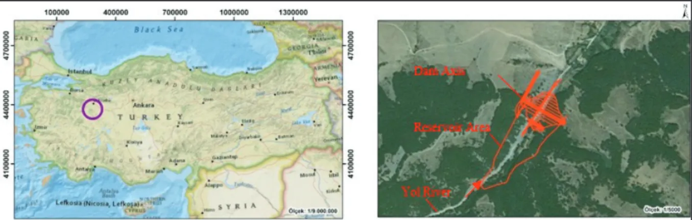 Figure 1- Site location map of study area. 