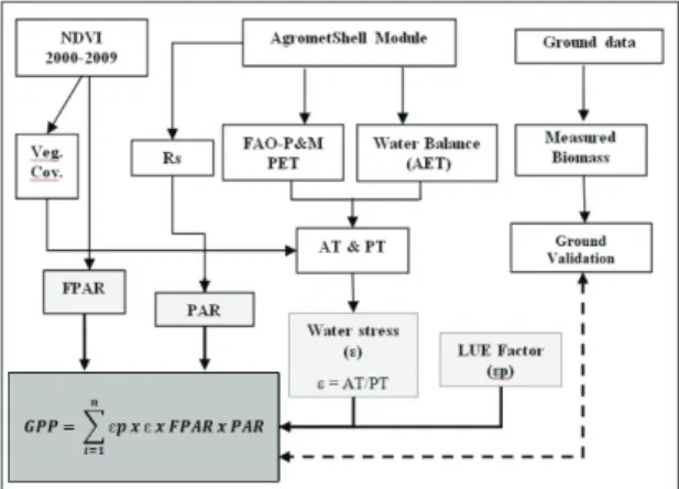 Figure 3- Graphical representation of LUE model