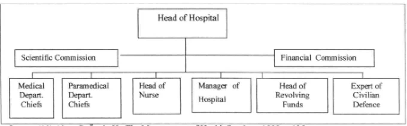 Table 3. Organizational model for public hospitals in Turkey 