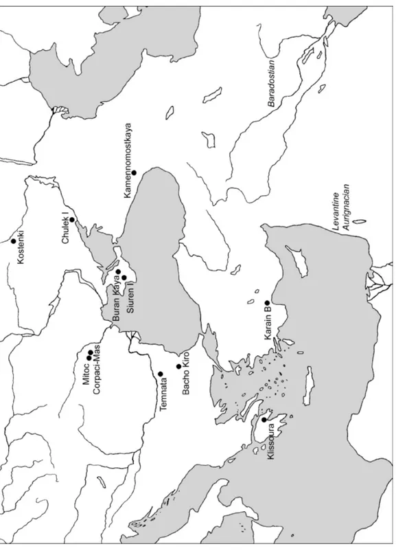 Figure 1: Location of sites mentioned in the text. 