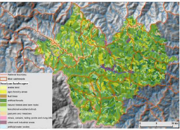 Table 1. The valuation of ecosystem services provided by landscapes of Smolyan municipality using landscape  typology data set (Nedkov, 2009) 