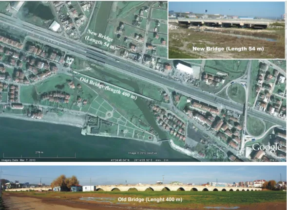 Figure 9. There are two bridges in the same location on the D100 motorway. The older one was built by Mimar Sinan c