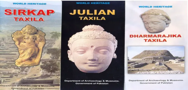 Figure 9. Various Information Booklets about Heritage Sites ( Taxila Museum Office).  Table 4