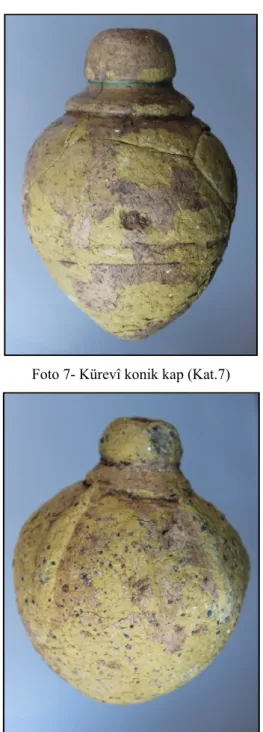 Foto 7- Kürevî konik kap (Kat.7) 