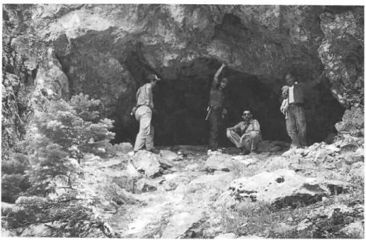 Foto 1: Ayıini Mağarasının 1830 metrede bulunan girişi 