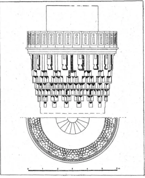 Şekil 5. Bursa  U l u Camii minaresinde şerefe. (S. Çetintaş'tan) 