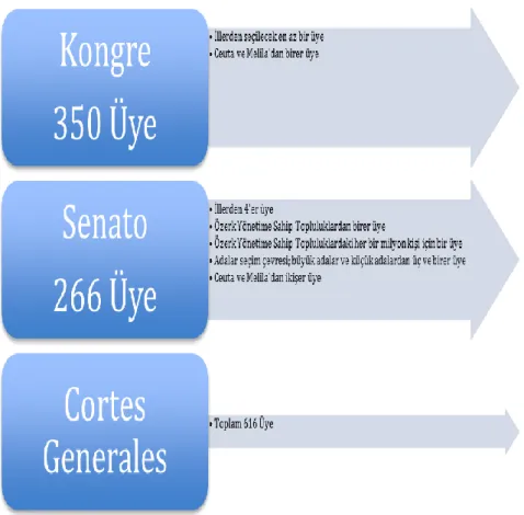 Şekil 2: Cortes Generalesin Üyeleri 