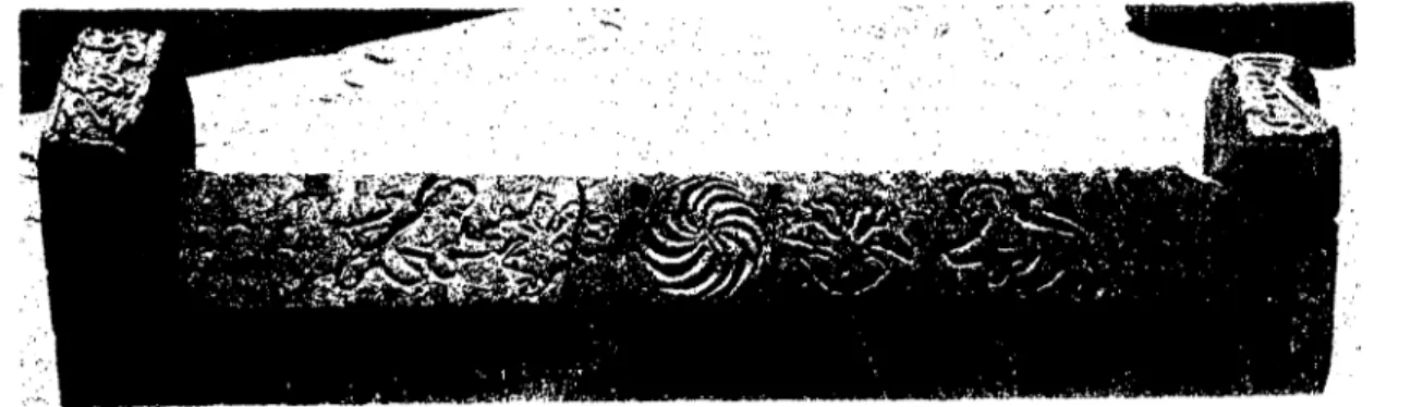 Fig. 8- T&#34;rnhstone dccorated &#34;ith r&#34;flflY fil!&#34;re at Tokat (.Ietail)